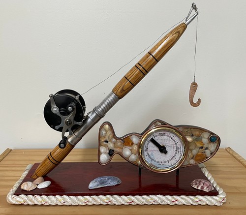 Fishing pole tide clock - fishing,