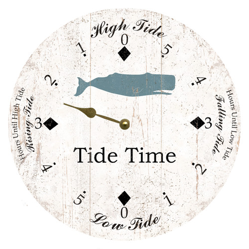 Tide clock whale - whale,