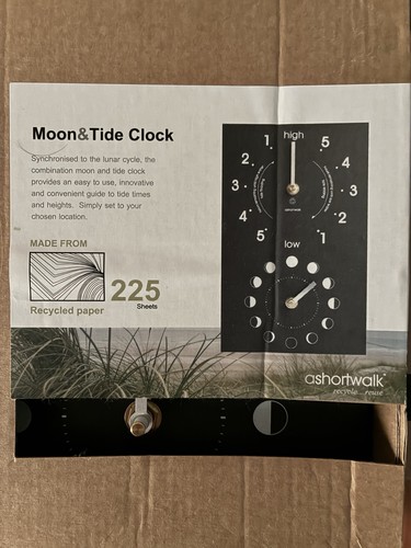Moon and tide clock - moon,