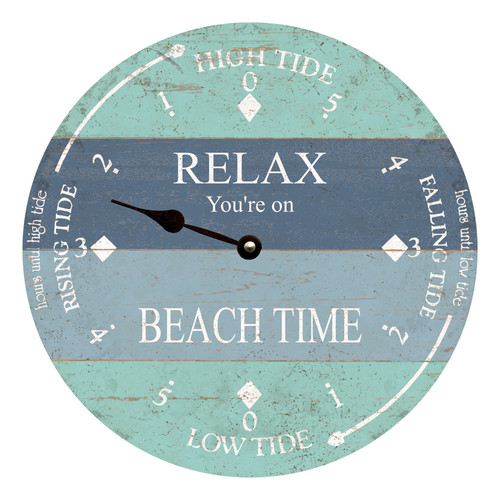 Beach tide clock relax - beach,