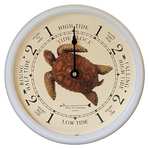 Turtle tide clock - wh.,