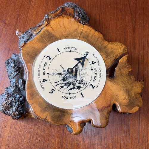 Vintage live edge wood slab - edge,