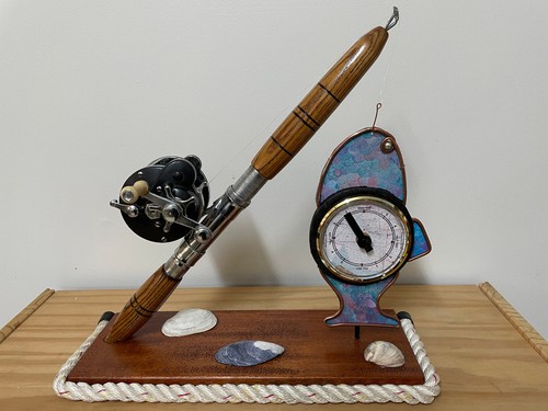 Fishing pole tide - tide, clock