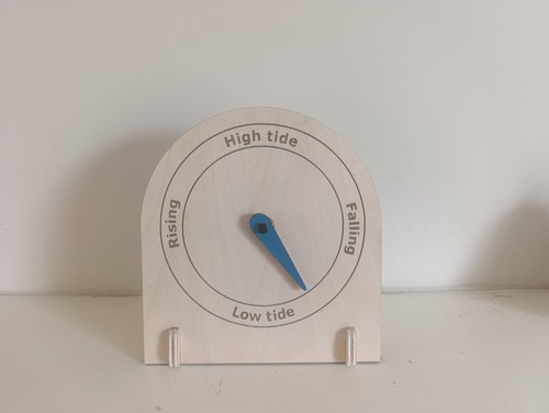 Wooden tide clock - tide,