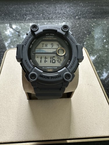 Casio 1300h 8av moon tide - ws-1300h-8av,, moon/tide