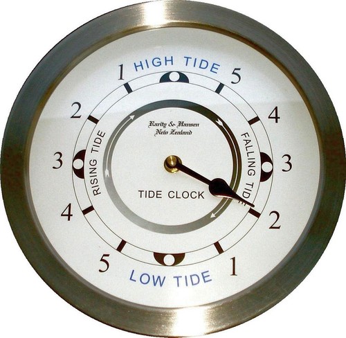 Tide clock stainless - clock,