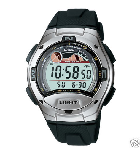 Casio w753 1av tide - w753-1av,, graph