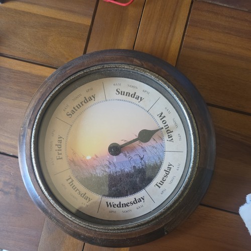 Days week clock by - days,
